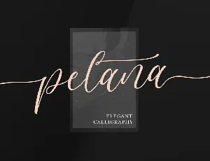 Pelana font