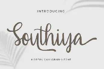 Southiya Script font