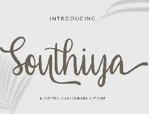 Southiya Script font