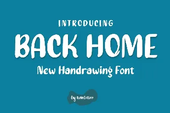 Back Home font