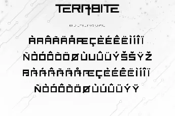 Terabite Demo font