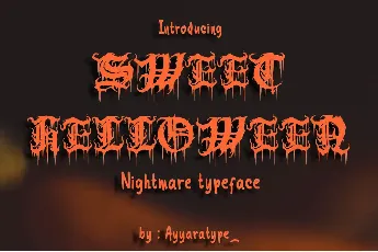 Sweet Helloween font