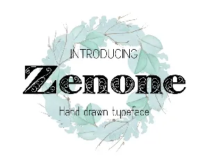 Zenone font