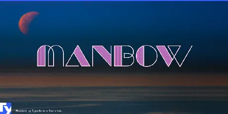 Manbow font