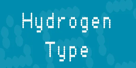 Hydrogen Type font