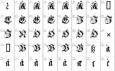 Coelnische Current Fraktur font