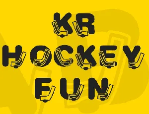 KR Hockey Fun font