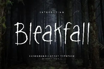 Bleakfall font