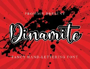 Dinamite font