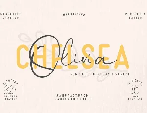 Chelsea Olivia Duo font