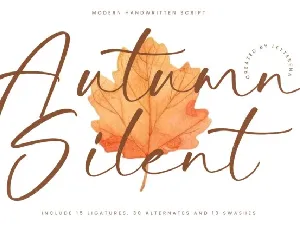 Autumn Silent font