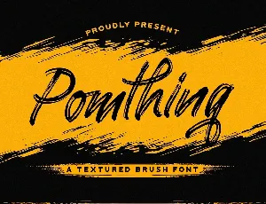 Pomthinq font