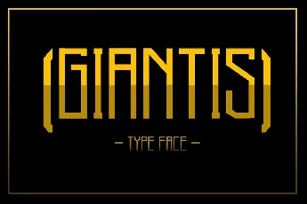 Giantis-Demo font