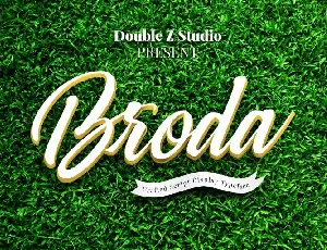 Broda Script font