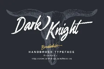 Breakable Brush Free font