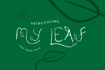 My Leaf font