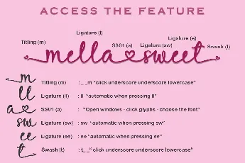 Mella Sweet font