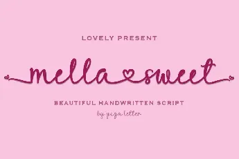 Mella Sweet font