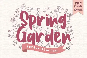 Spring Garden font