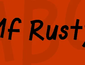 Mf Rusty font