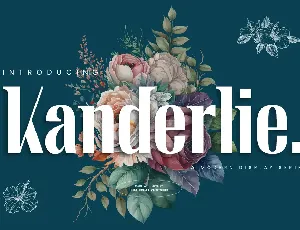 Kanderlie Personal Use font