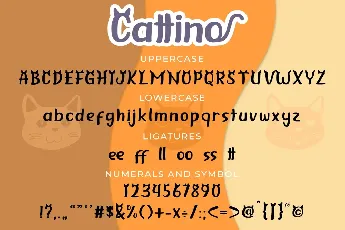 Cattino font