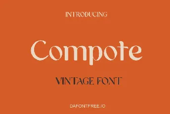 Compote font