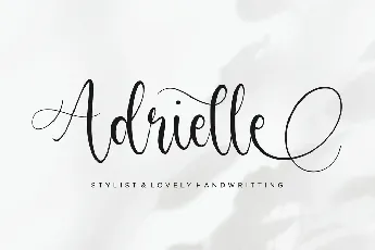 Adrielle font