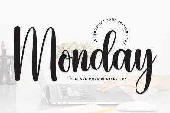 Monday Handwritten Typeface font