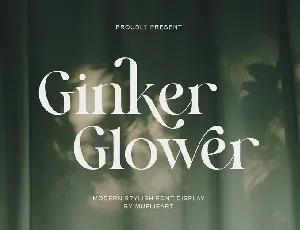 Ginker Glower font