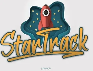 Star Track font