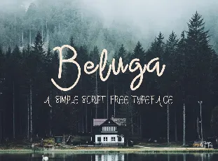 Beluga Script Free font