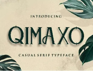 Qimaxo font