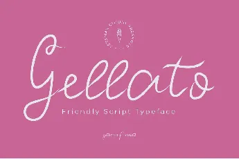 Gellato font