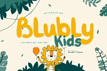 Bluby Kids font