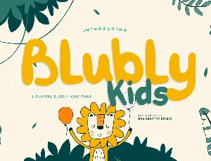 Bluby Kids font