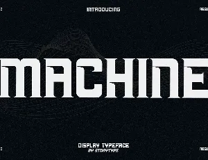 Machine font