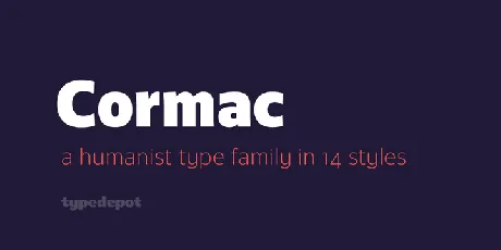 Cormac Family font