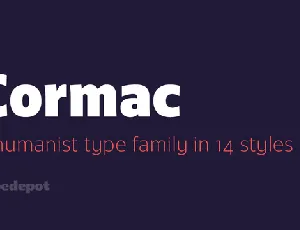 Cormac Family font