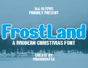 Frost Land font