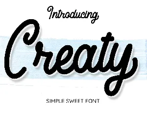 Creaty font