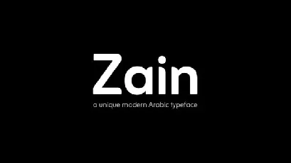 Zain Family font