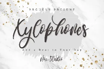 Xylophones font