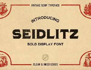 Seidlitz Typeface font