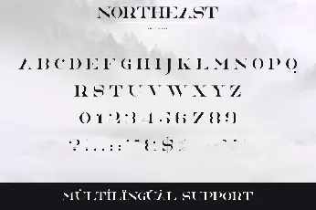 NorthEast font