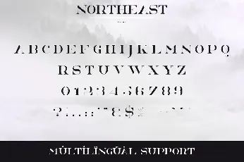 NorthEast font