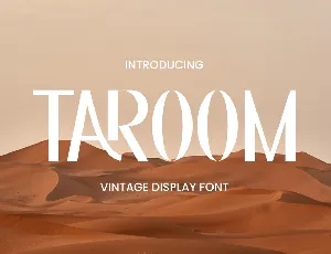 TAROOM font