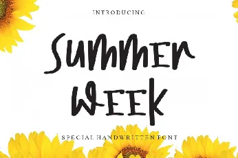 Summer Week font