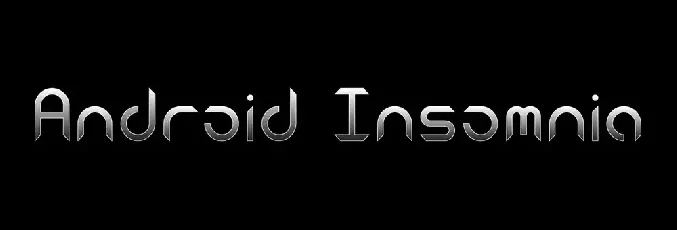 Android Insomnia font