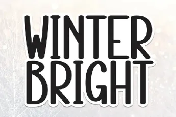 Winter Bright Display Typeface font